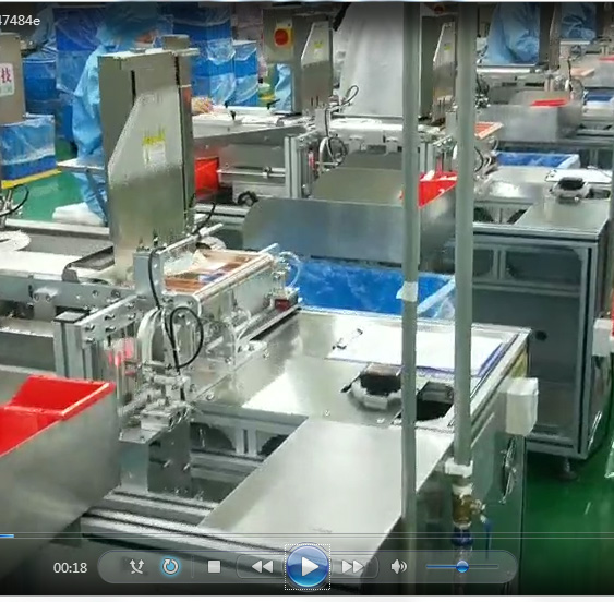Fully automatic high-speed folding machine without bagging -Customer case